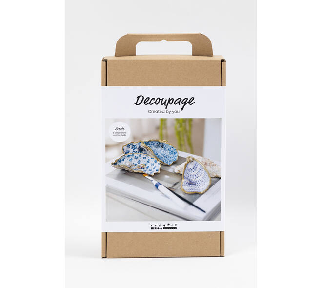 Hobbyset Creativ Company decoupage oesterschelpen