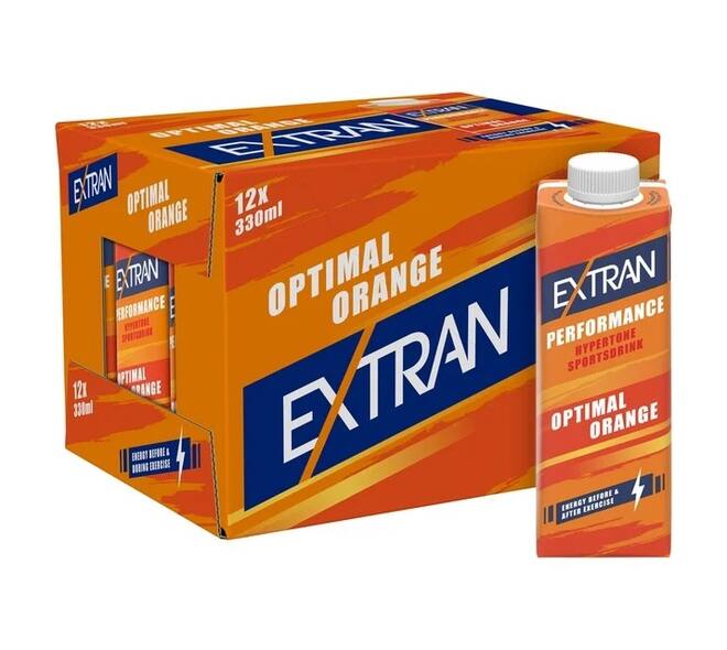 Sportdrank Extran performance orange pak 330ml