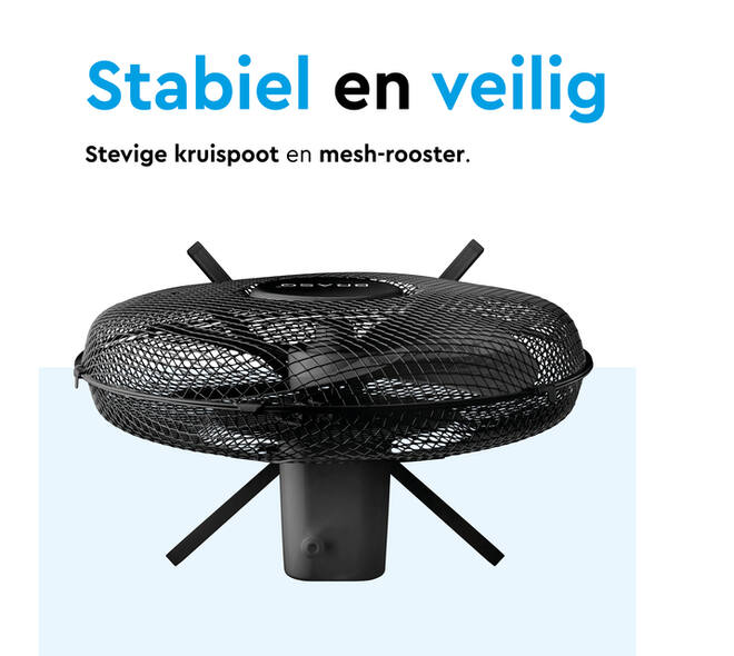 Statiefventilator BRASQ F300 Ø 40cm zwart