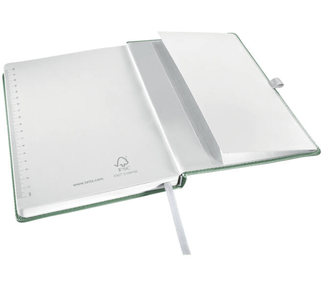 Notitieboek Leitz Style A5 lijn 160 pagina's 100gr groen