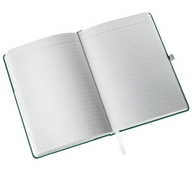 Notitieboek Leitz Style A5 lijn 160 pagina's 100gr groen