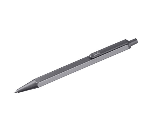 Balpen Rhodia scRipt medium titanium