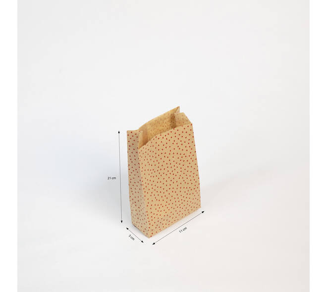 Cadeauzak Clairefontaine 12x24x4.5cm kraft harten 50 stuks
