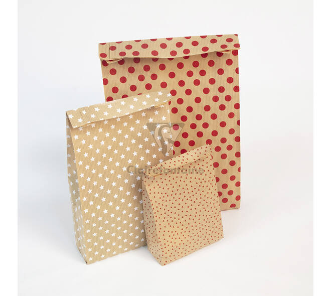 Cadeauzak Clairefontaine 12x24x4.5cm kraft harten 50 stuks