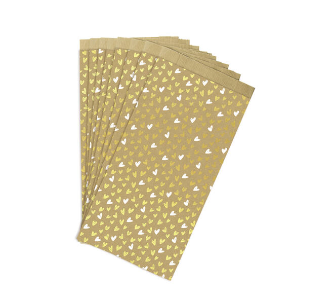Cadeauzak Claierfontaine 16x30x5cm kraft harten 50 stuks