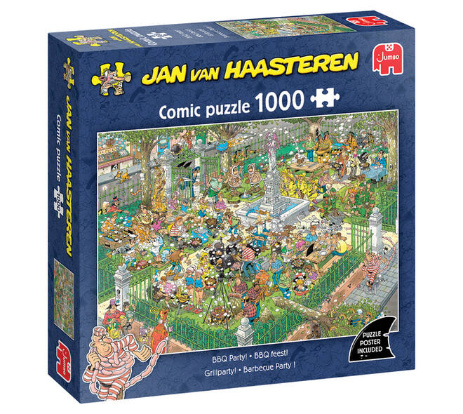 Puzzel JvH BBQ Feest! 1000st