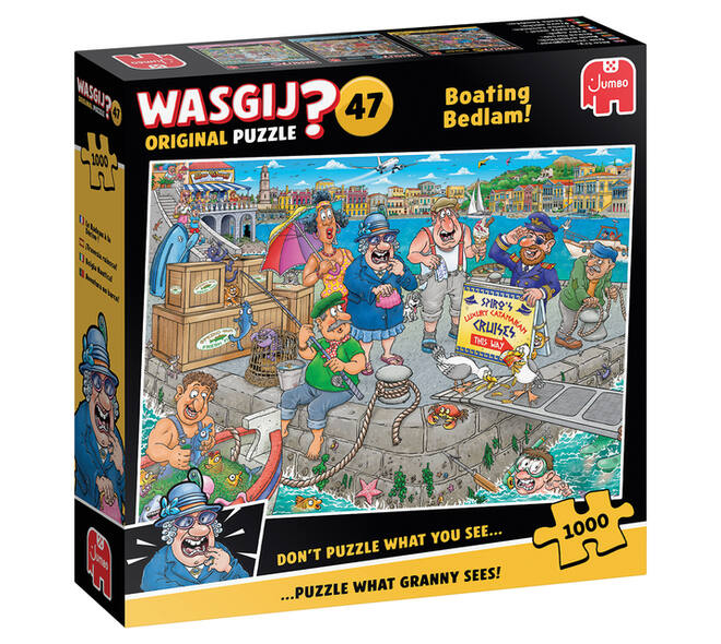 Puzzel Wasgij Original 47 De boot in! 1000st