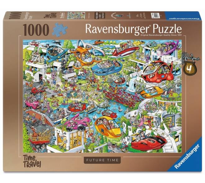 Puzzel Ravensburger Ray's comic Future Time 1000 stukjes
