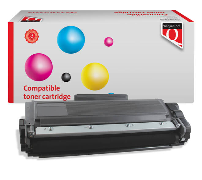 Toner Quantore alternatief tbv brother TN-2510XL Zwart HC