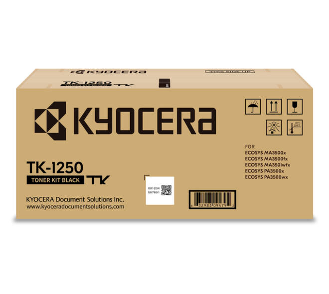Toner Kyocera TK-1250 Zwart