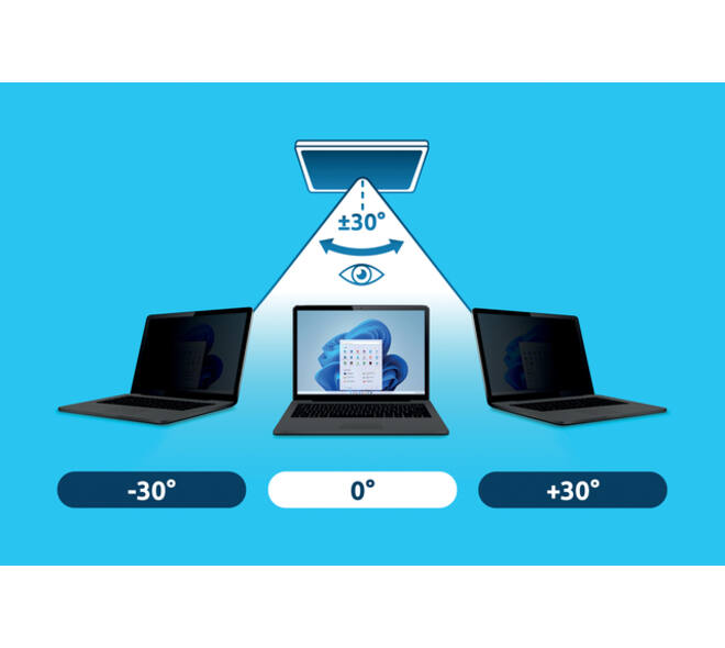 Privacyfilter Kensington 2-weg voor 14" laptops 16:9