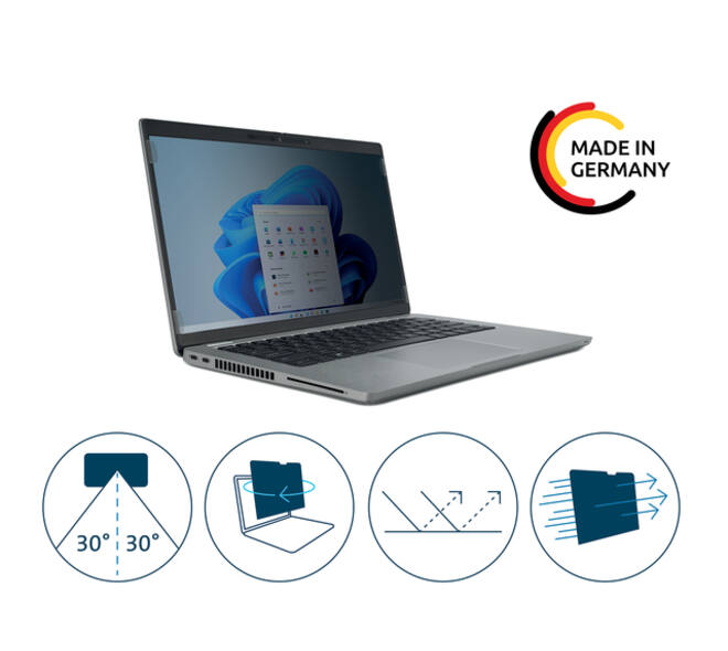 Privacyfilter Kensington 2-weg voor 14" laptops 16:9