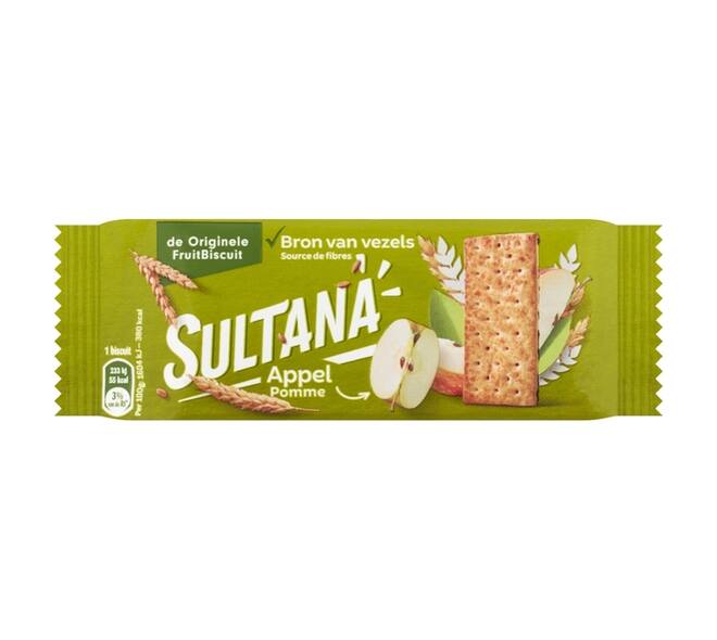 Fruitbiscuit Sultana appel 3-pack