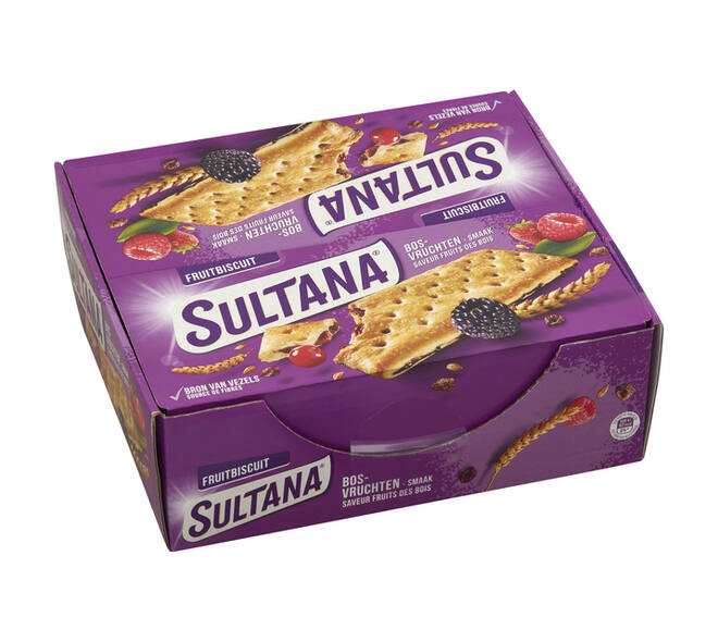 Fruitbiscuit Sultana bosvruchten 3-pack