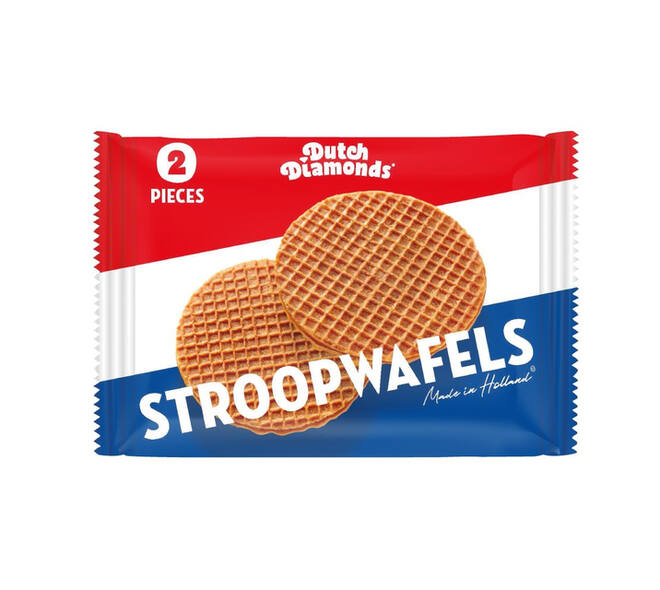 Stroopwafels Dutch Diamonds duopack 80 gram