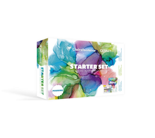 Alcoholinkt Clairefontaine & Cernit starterset 8-delig
