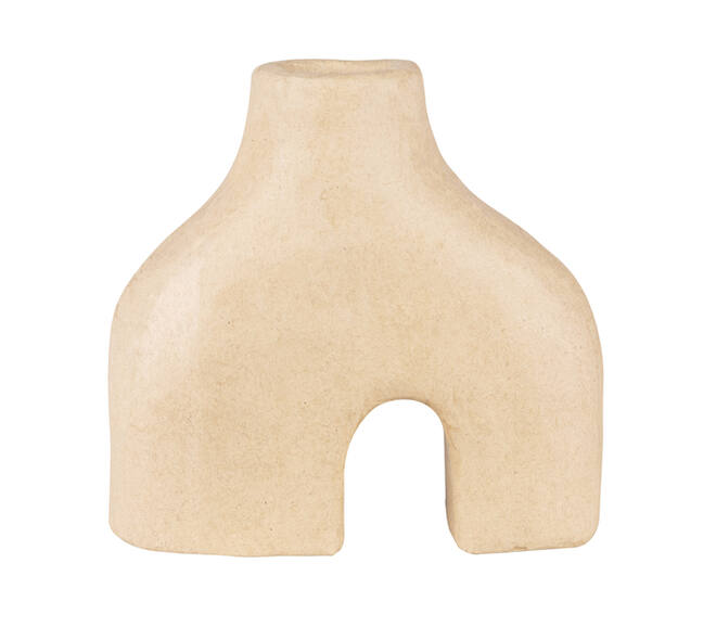 Figuur Décopatch vaas dubbele voet 19x7x18cm
