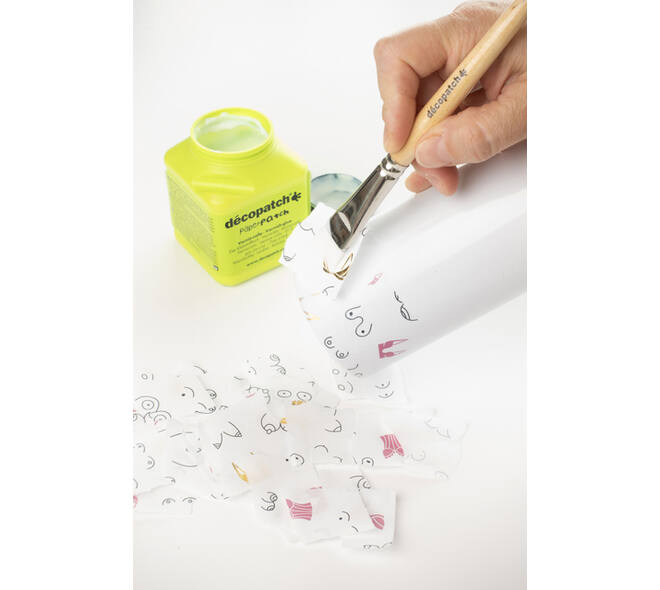 Hobbypapier Décopatch 30x40cm set à 4 vel thema Ode aan de vrouw