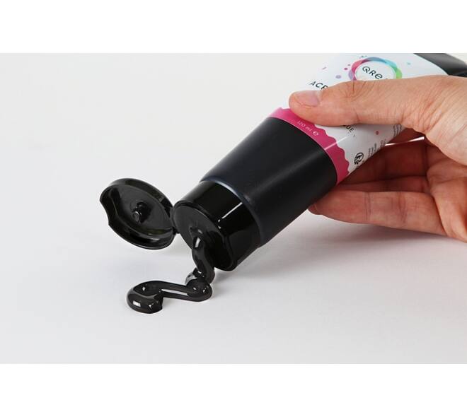 Acrylverf Qrea 120 ml zwart
