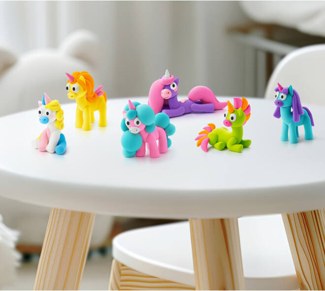Klei Hey Clay eenhoorn set à 15 delen