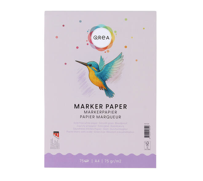 Markerblok Qrea A4 75gram 75vel