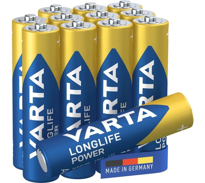Batterij VARTA Longlife Power 12x AAA