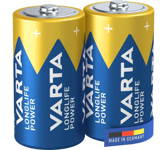 Batterij VARTA Longlife Power 2x C