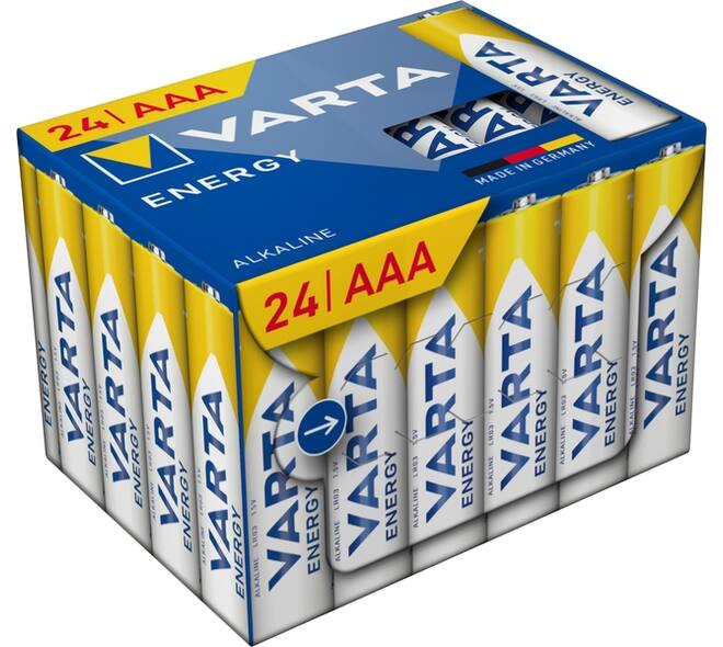 Batterij VARTA Energy 24x AAA