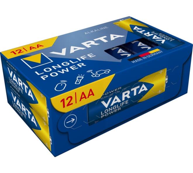 Batterij VARTA Longlife Power 12x AA