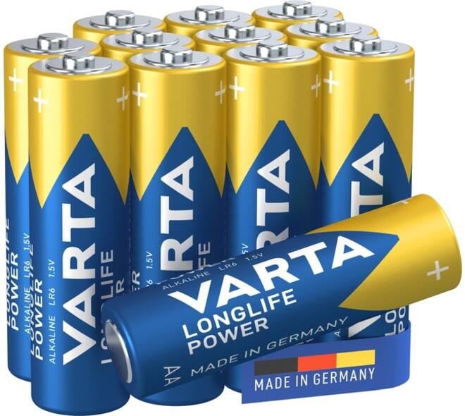 Batterij VARTA Longlife Power 12x AA