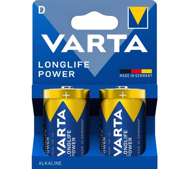Batterij VARTA Longlife Power 2x D