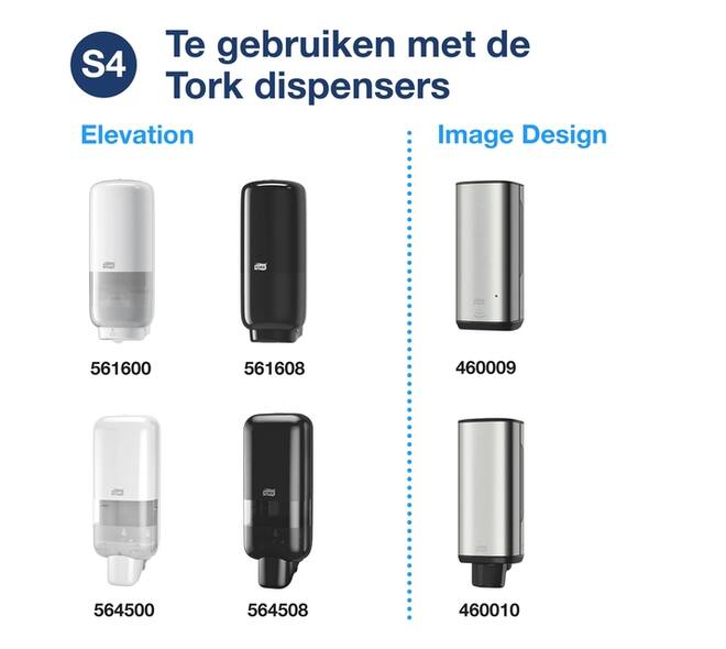 Handzeep Tork S4 Premium vloeibaar 1000ml mild 424501