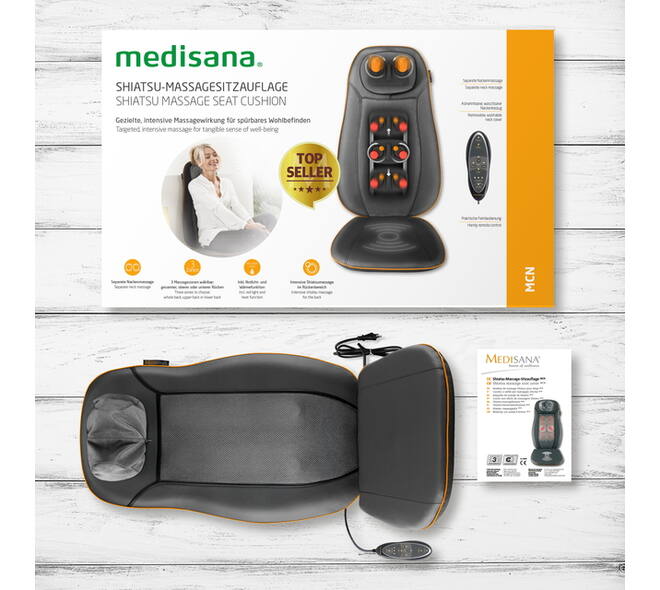 Shiatsu massagekussen Medisana MCN