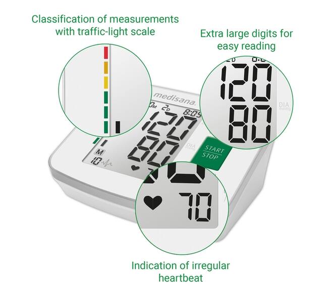 Bovenarmbloeddrukmeter Medisana BU 512