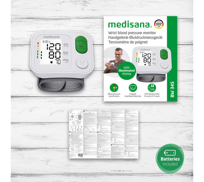 Polsbloeddrukmeter Medisana BW 345