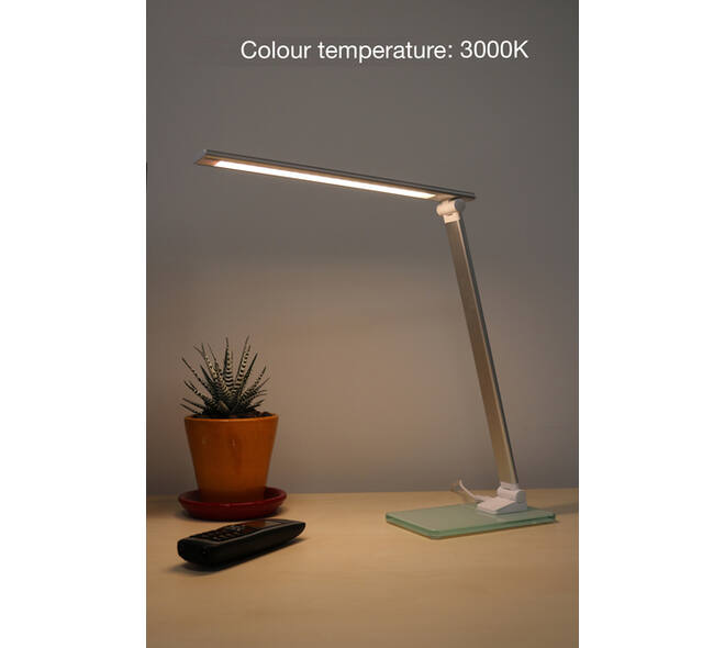 Bureaulamp Unilux Popy led wit