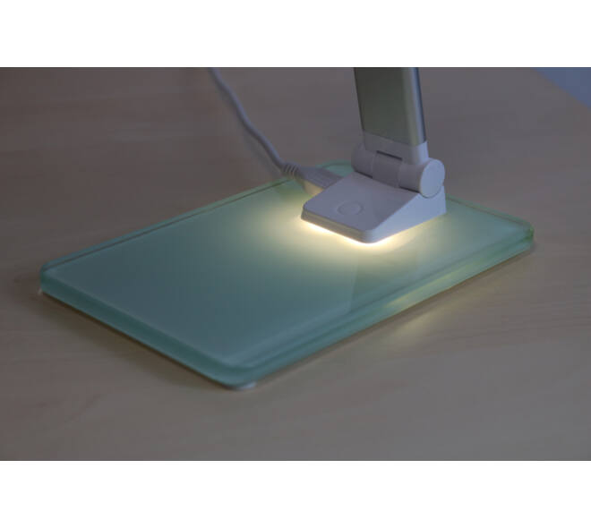Bureaulamp Unilux Popy led wit