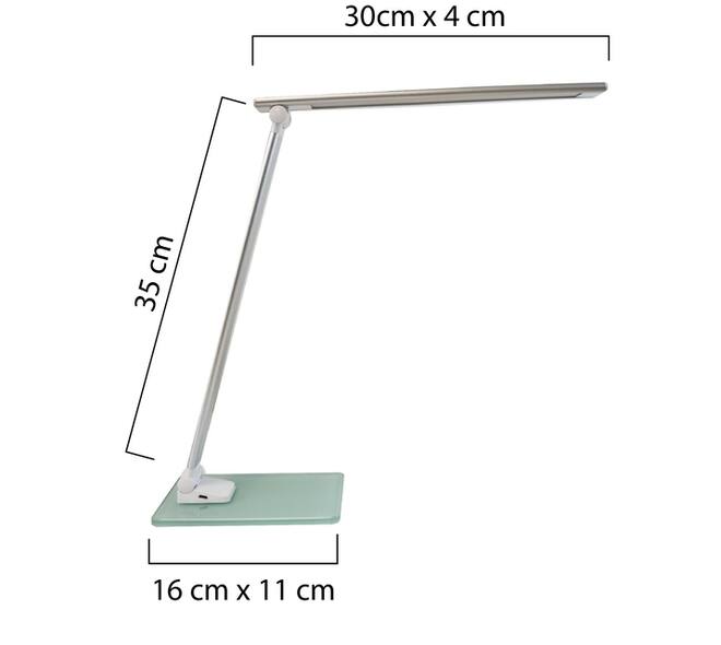 Bureaulamp Unilux Popy led wit