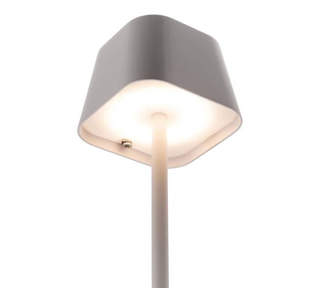 Tafellamp Securit Georgina LED oplaadbaar dimbaar wit