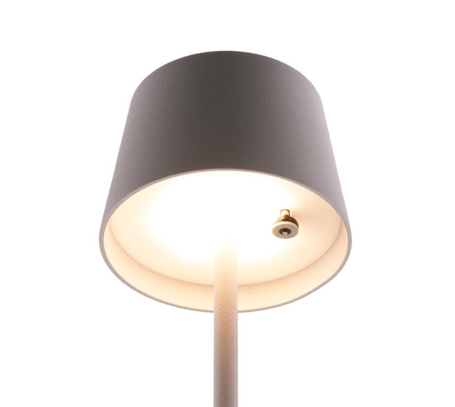 Tafellamp Securit MonteCarlo LED oplaadbaar dimbaar wit