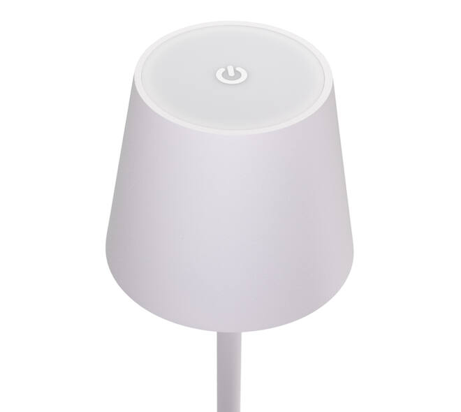 Tafellamp Securit Feline LED oplaadbaar dimbaar wit