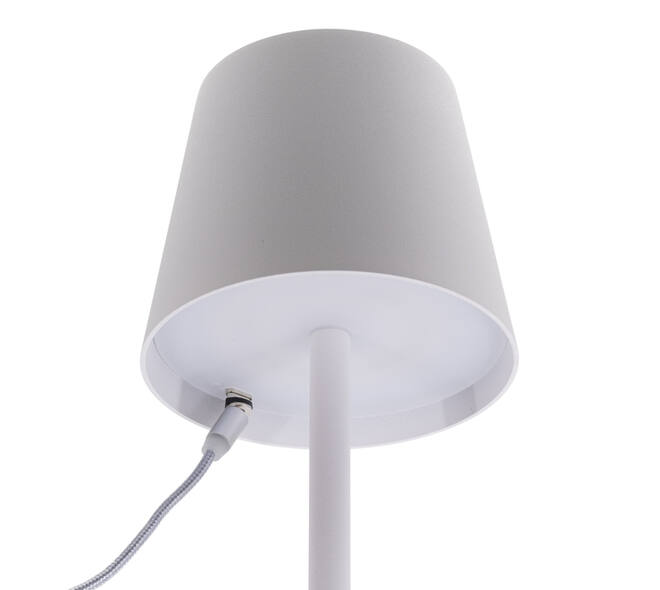 Tafellamp Securit Feline LED oplaadbaar dimbaar wit