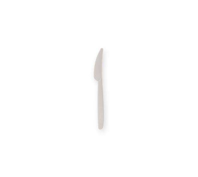 Mes IEZZY herbruikbaar PP 185mm 50 stuks wit