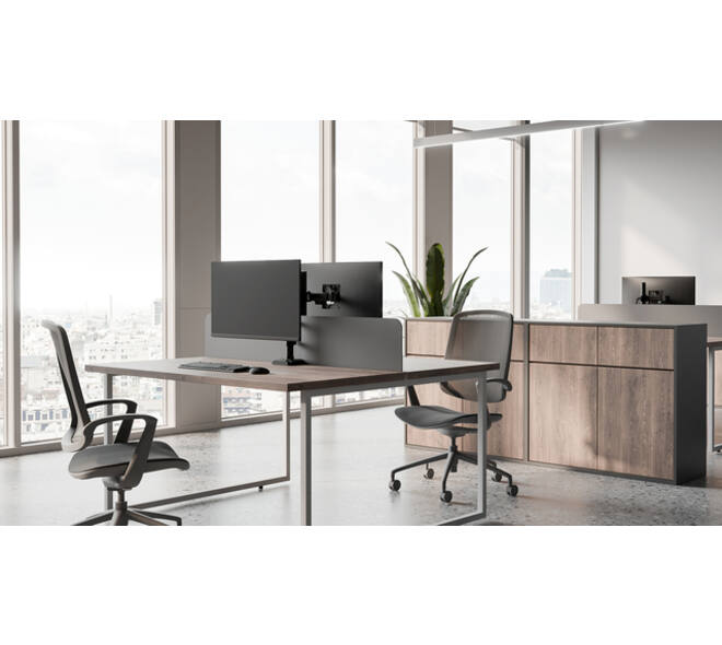 Monitorarm Neomounts NERO single 10-32" zwart