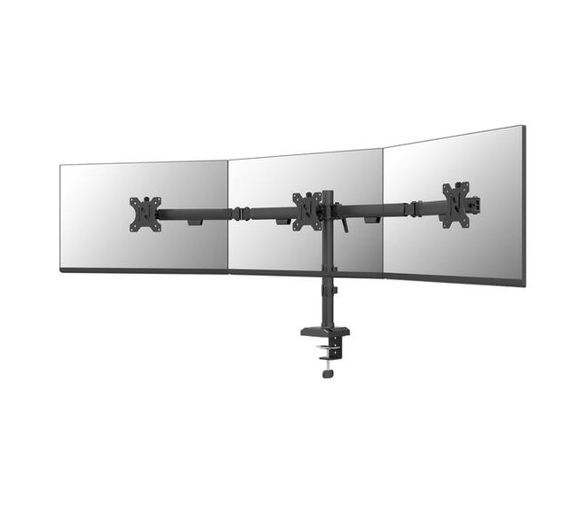 Monitorarm Neomounts NERO triple 17-27" zwart