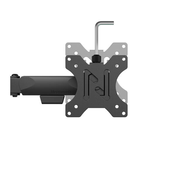 Monitorarm Neomounts NERO triple 17-27" zwart