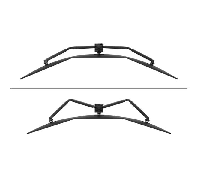 Monitorarm Neomounts NERO triple 17-27" zwart