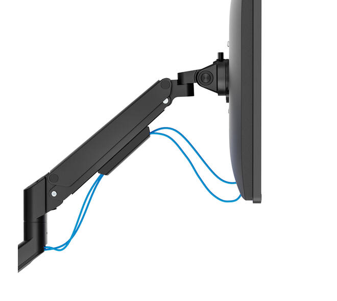 Monitorarm Neomounts NEXT Slim dual 17-32" zwart