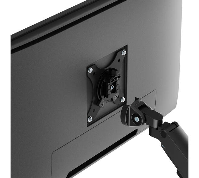 Monitorarm Neomounts NEXT Slim dual 17-32" zwart