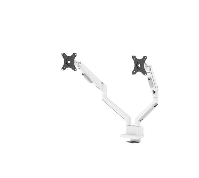 Monitorarm Neomounts NEXT Slim dual 17-32" wit